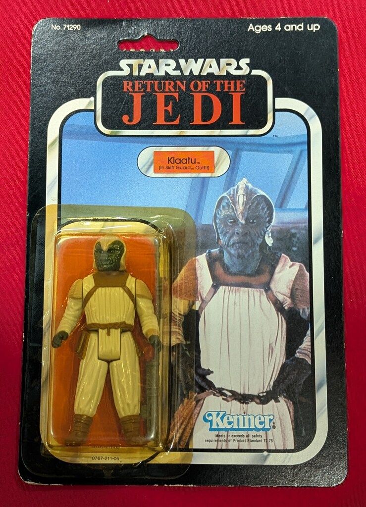 KENNER (オールド) (77バック) ACTION FIGURES KLAATU (IN SKIFF GUARD OUTFIT) 3.5インチ