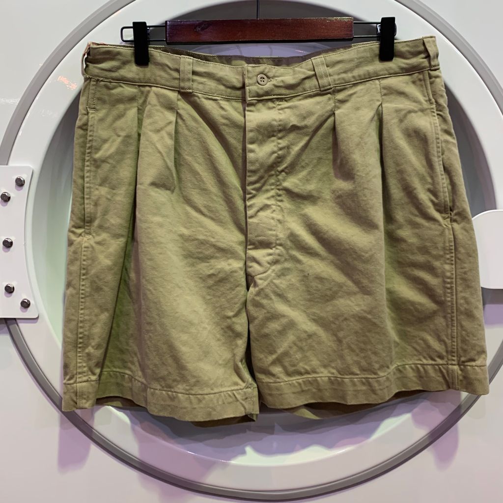 実物 50's ~ French フレンチ Armed アーミー Forces M-52 Chino チノ Short Pants ショーツ ショートパンツ ユーロ Euro ミリタリー military No.SP010