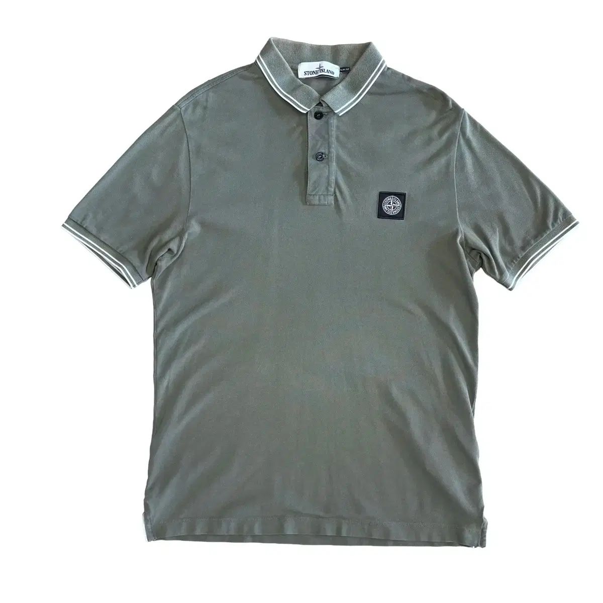 L STONE ISLAND ストーンアイランド カラ Tシャツ 半袖T