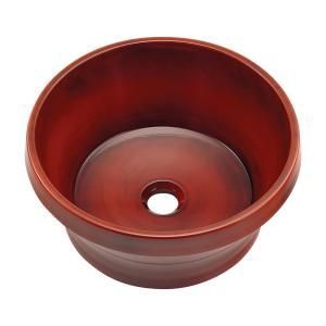 【新品・5営業日で発送】KAKUDAI カクダイ オーバーカウンター手洗器(栃杢)【265-004A-BR】