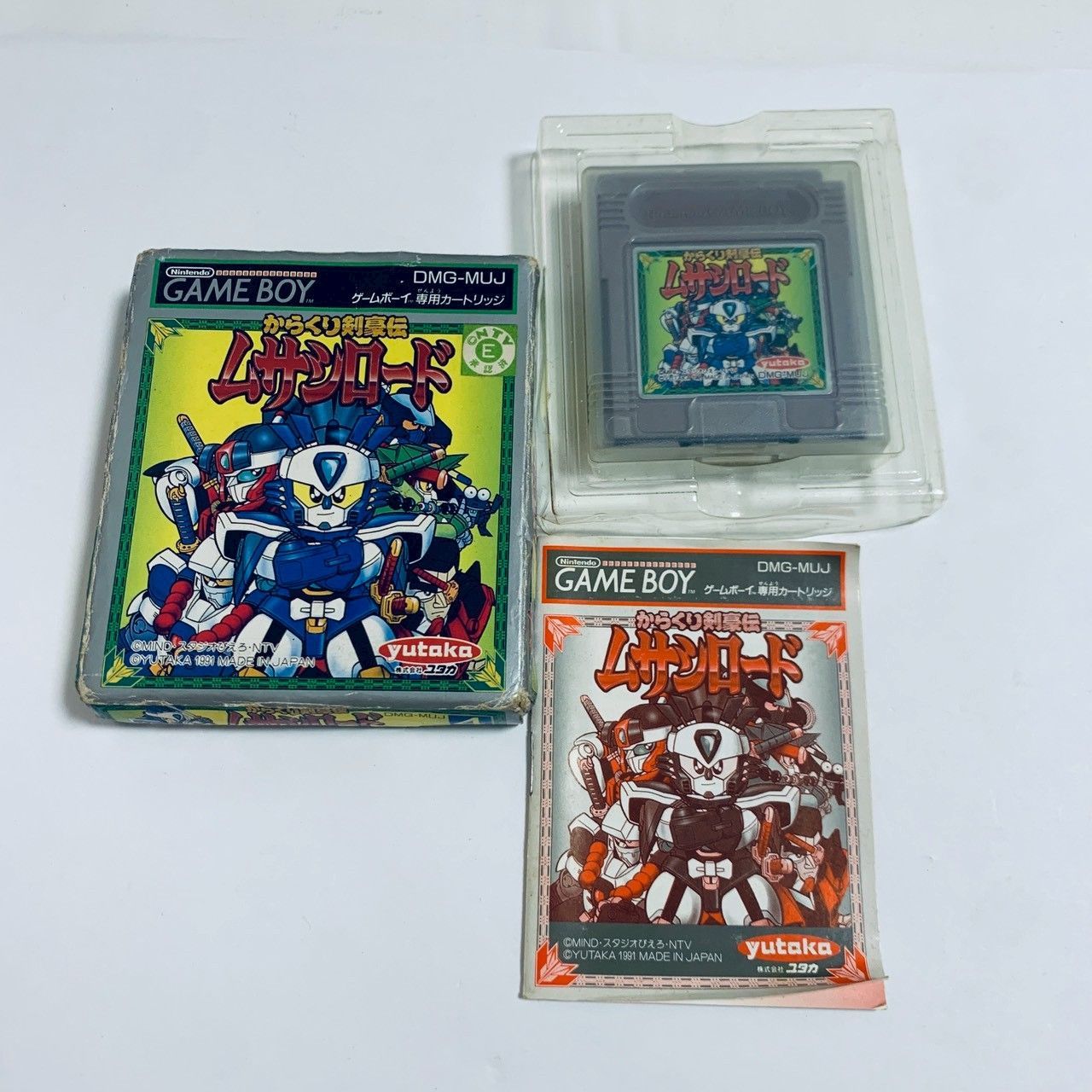 GB ゲームボーイ からくり剣豪伝ムサシロード ソフト箱説付 起動確認済