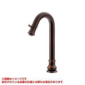 【新品・5営業日で発送】KAKUDAI カクダイ 立水栓(トール・マットダークブロンズ)【716-033B-MDBP】