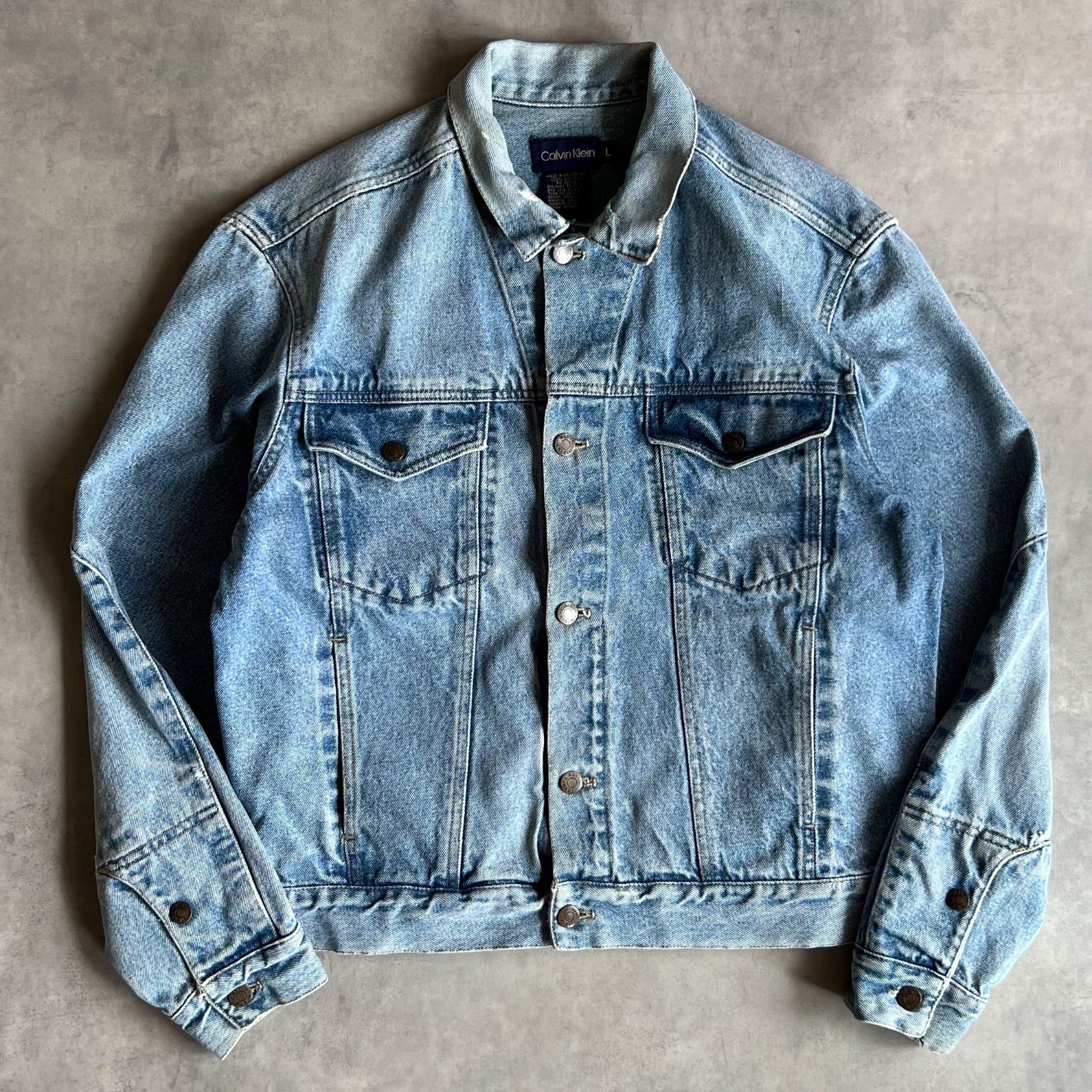 90s Calvin Klein denim jacket カルバンクライン デニム ジャケット