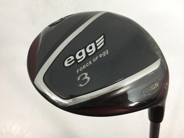 返品OK 【中古ゴルフクラブ】プロギア NEW egg (赤エッグ) フェアウェイ 2017 オリジナルカーボン 3W