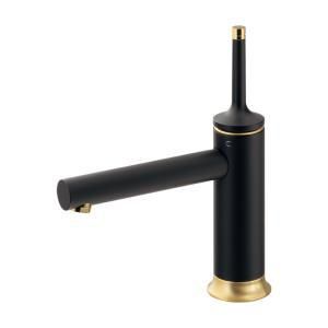 【新品・5営業日で発送】KAKUDAI カクダイ シングルレバー混合栓(ショート・ルミナスブラック)【183-013A-MD】
