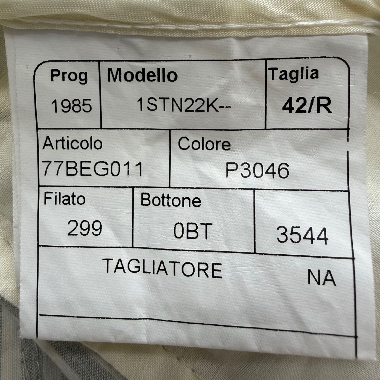 TAGLIATORE コットン シアサッカー ストライプ ジャケット ホワイト 