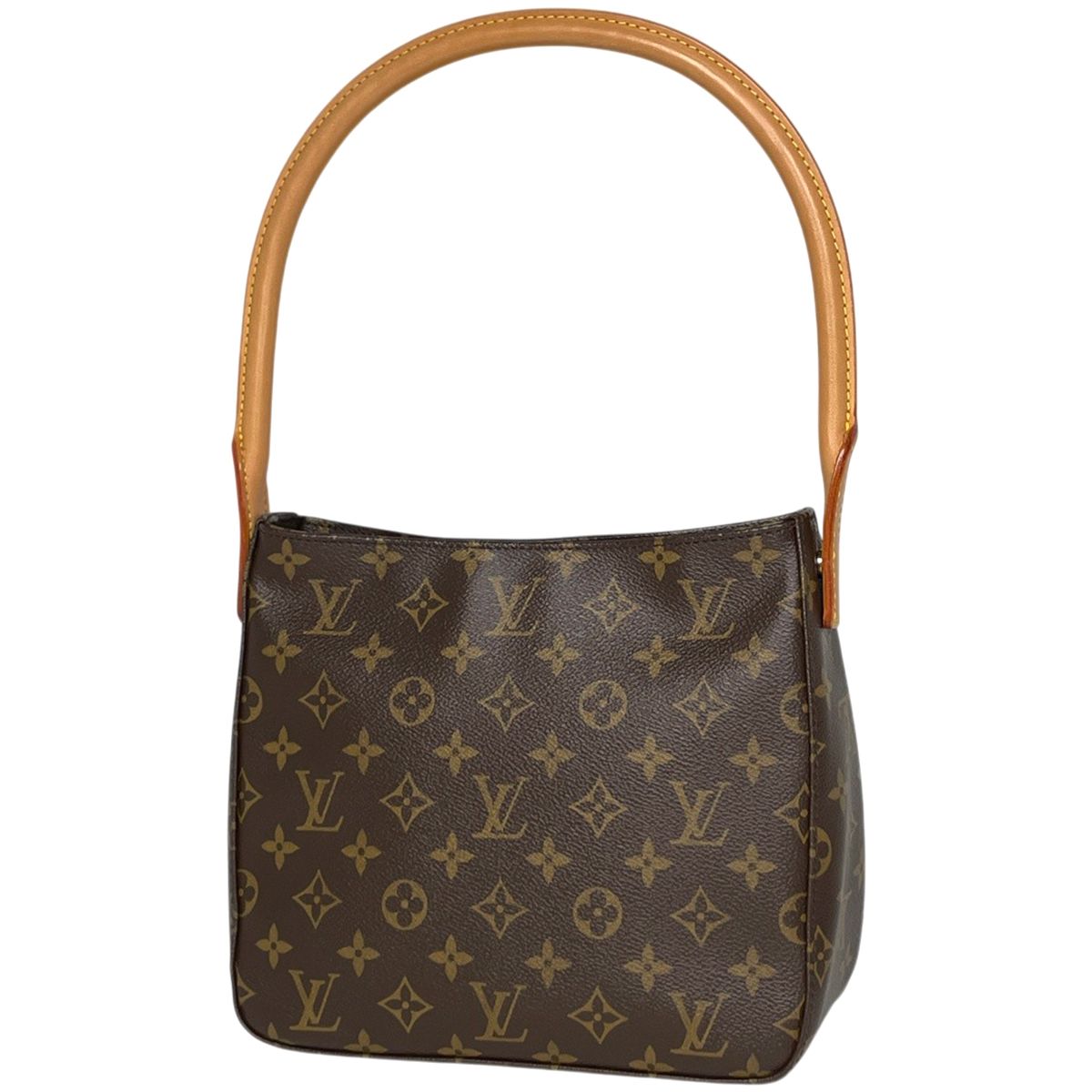 ルイ・ヴィトン Louis Vuitton ルーピングMM ショルダーバッグ モノグラム ブラウン M51146 レディース 【中古】