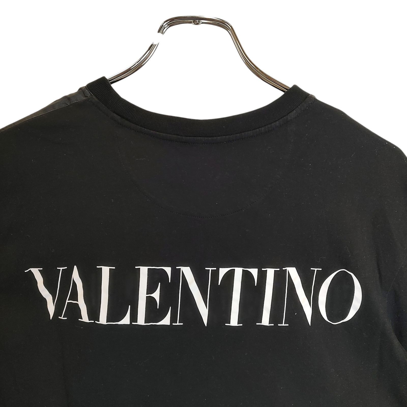 VALENTINO ヴァレンティノ Washed Taffeta Panel T-Shirt ウォッシュド
