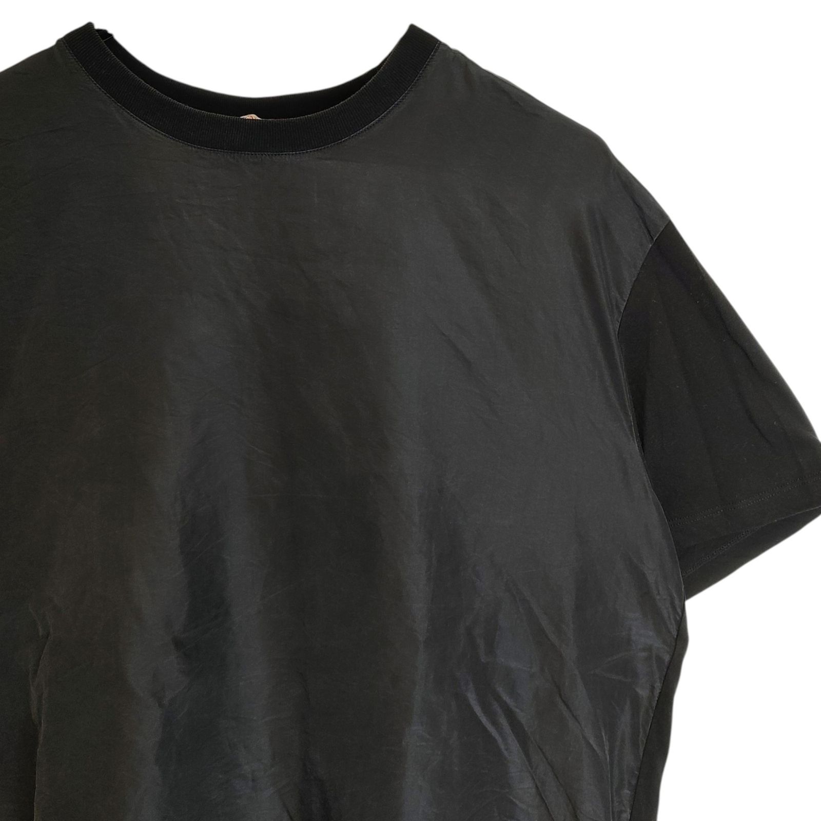 VALENTINO ヴァレンティノ Washed Taffeta Panel T-Shirt ウォッシュド
