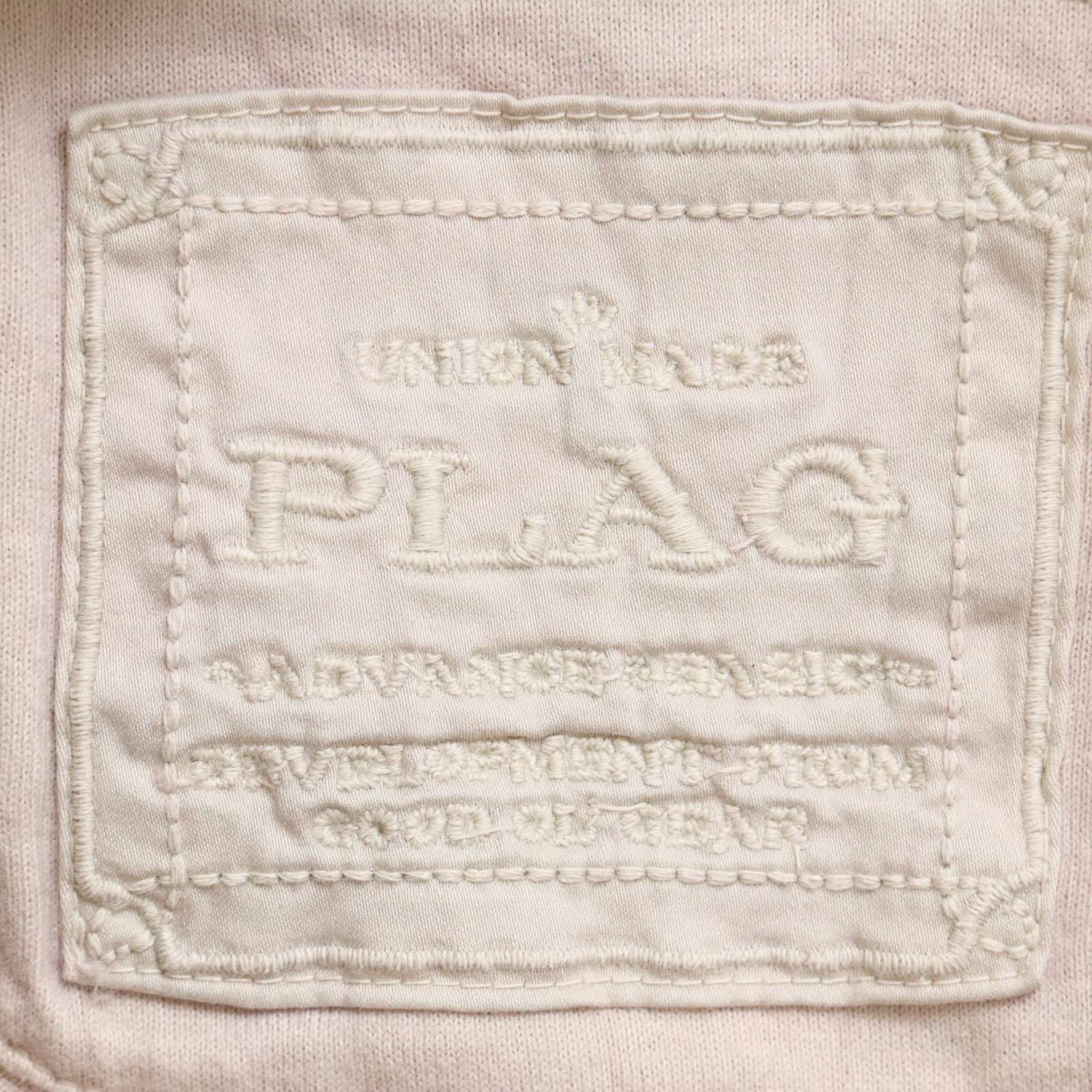 PLAG プラグ テットオム 春夏 襟ワイヤー☆ 半袖 ニット切替 