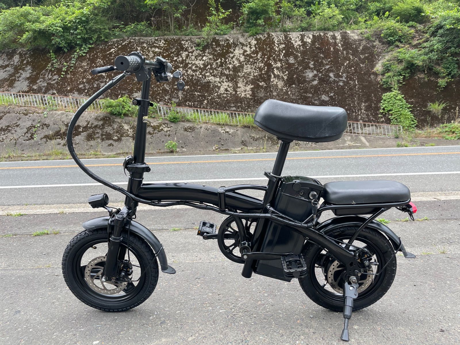 0392【動作確認済】送料無料 ディスク式 MTB 折り畳み電動アシスト