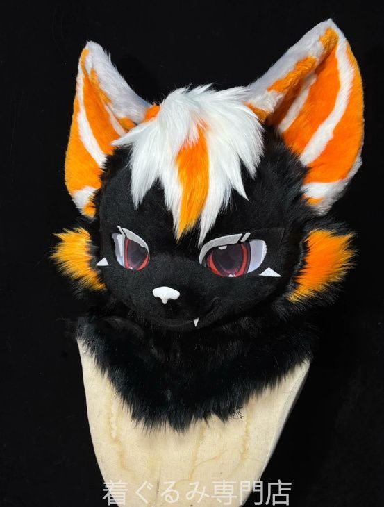 犬　猫　着ぐるみ ヘッド全頭　ヘッド ケモノ ファースーツ ぬいぐるみ コスプレ コスチューム Kurumi 一点物 C469