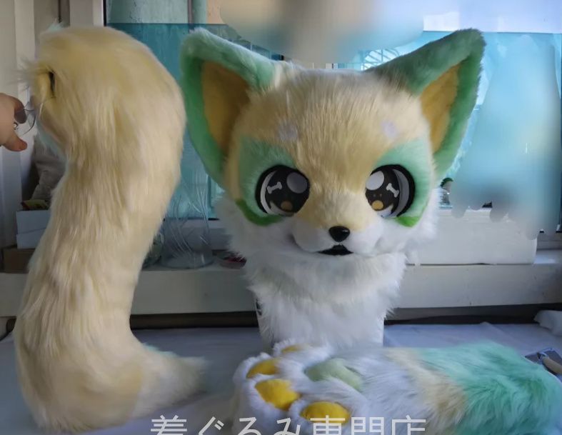 犬　猫　着ぐるみ ヘッド全頭　ヘッド ケモノ ファースーツ ぬいぐるみ コスプレ コスチューム Kurumi 一点物 C477