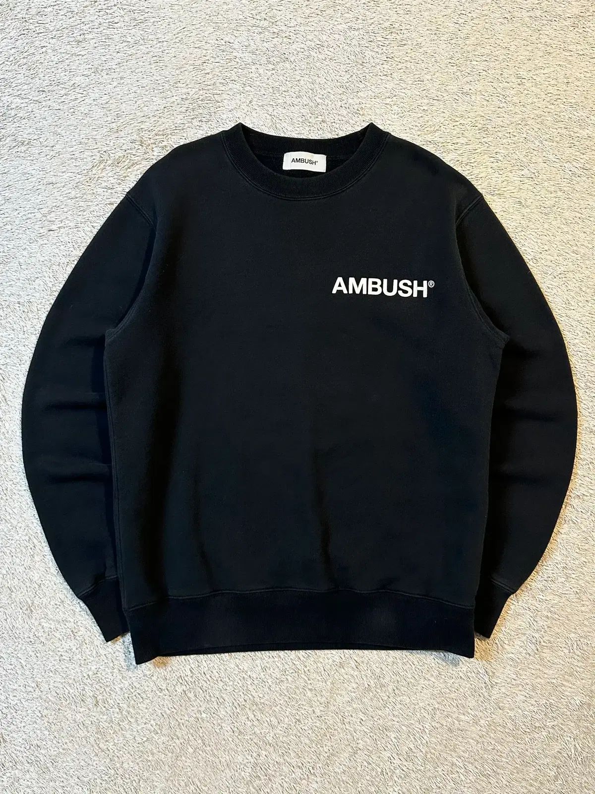 2 アンブッシュ AMBUSH ロゴ スウェット ブラック