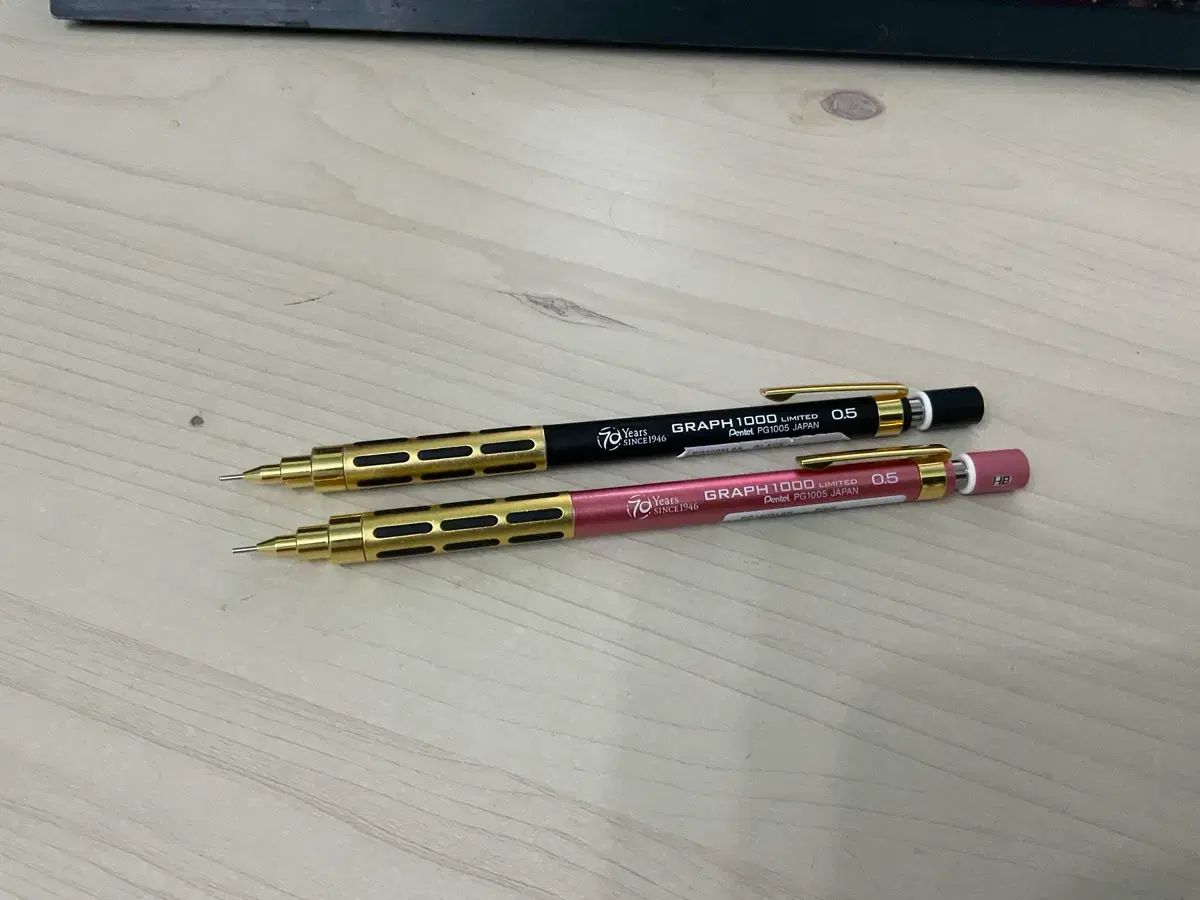 ぺんてる(PENTEL) グラフ1000 リミテッド 0.5 ブラック/ピンク