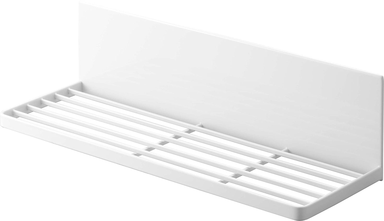山崎実業(Yamazaki) マグネット 水切りラック ホワイト 約W42.4×D14.2×H12cm タワー tower 水切りトレー キッチン棚 省スペース フック付き 3781ts 2250097d