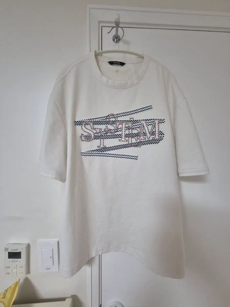 SYSTEM homme 刺繍 半袖 Tシャツ 100