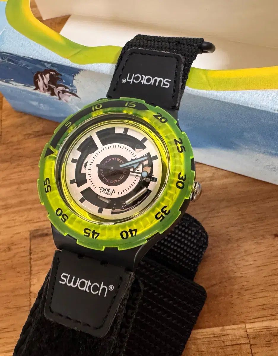 96年版) SWATCH ダイバーズウォッチ GRIP IT ボックス セット