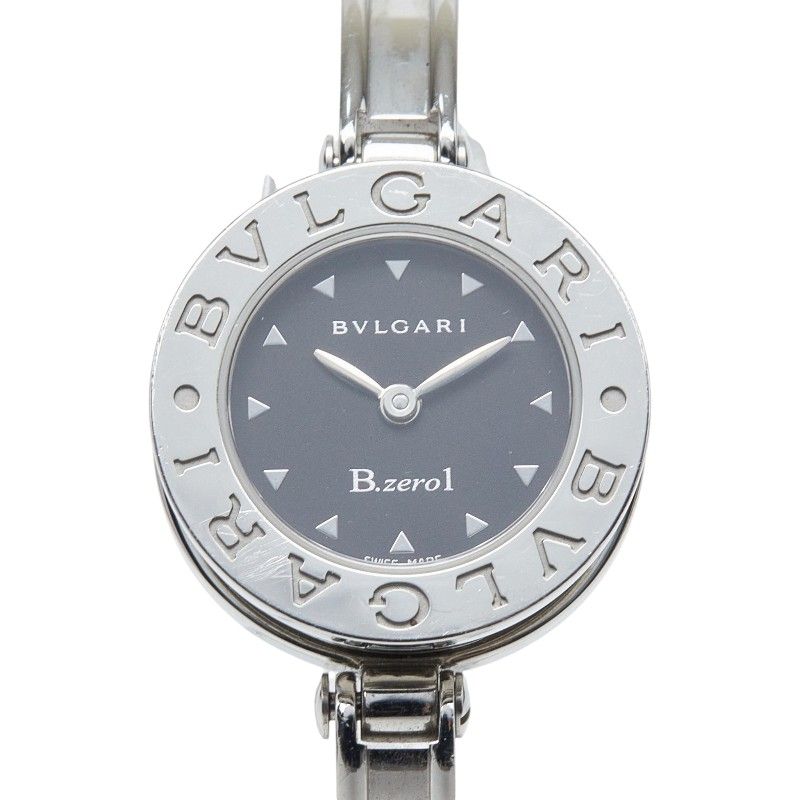 ブルガリ ビーゼロワン Bzero1 腕時計 BZ22S ブラック シルバー ステンレススチール レディース BVLGARI【214-71800】