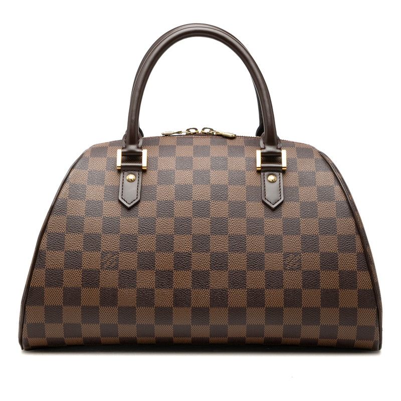 ルイ ヴィトン ダミエ リベラMM ハンドバッグ ミニボストンバッグ N41434 エベヌ ブラウン PVC レザー レディース LOUIS VUITTON【228-74514】