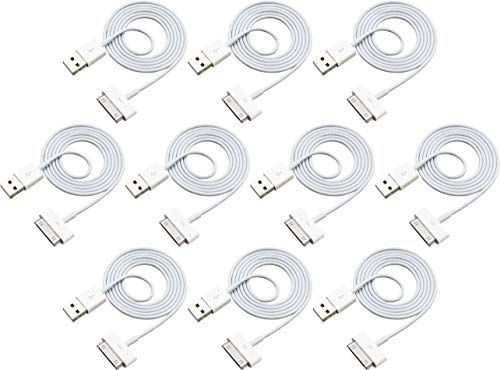 オーディオファン Dockケーブル iPad iPod touch iPhone4/4S/3GS/3G対応 充電 データ転送 2m ホワイト 10本″mn 1a3829c1