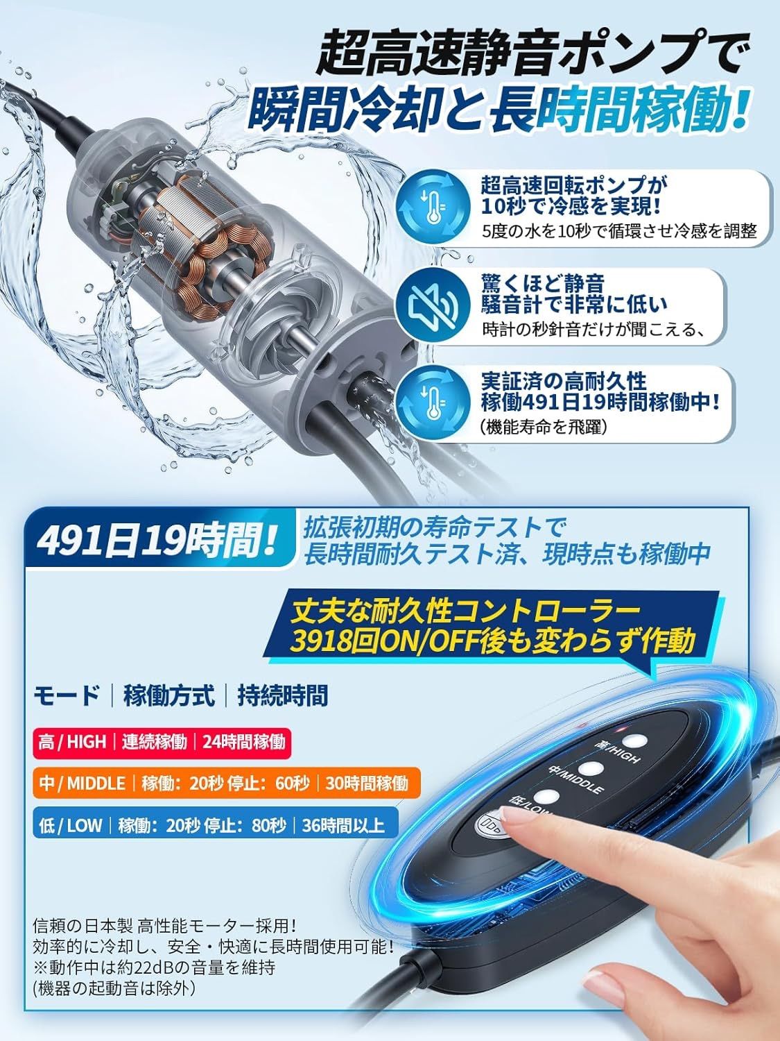 LWXFYY] 水冷服【-20℃冷却效果・36時間運轉】 冷水ベスト 1762cm² 冷却