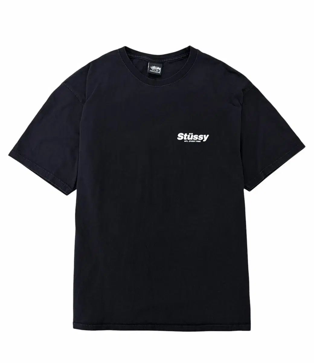 STUSSY ステューシー ラビットホール 半袖 Tシャツ ブラック (XL)