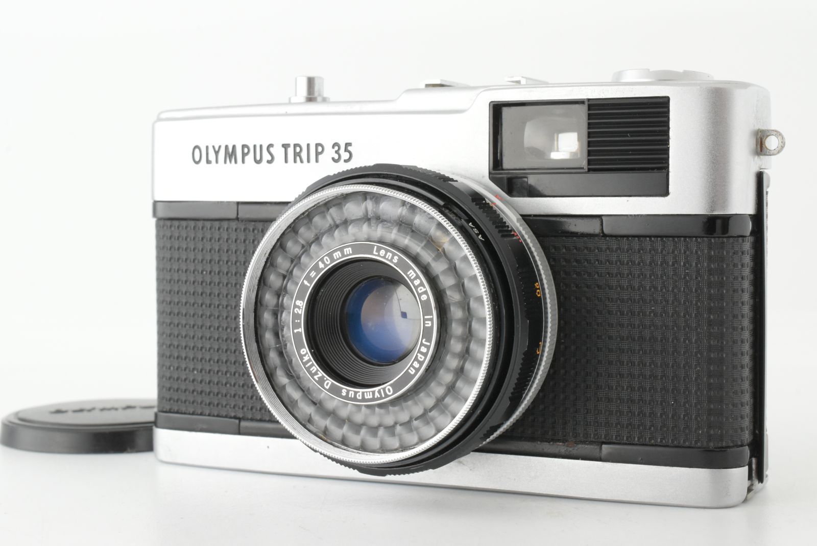 【美品】Olympus Trip 35 Point & Shoot 35mm Film Camera オリンパス コンパクトフィルムカメラ シルバー EF-TN-JP2456 9,660円