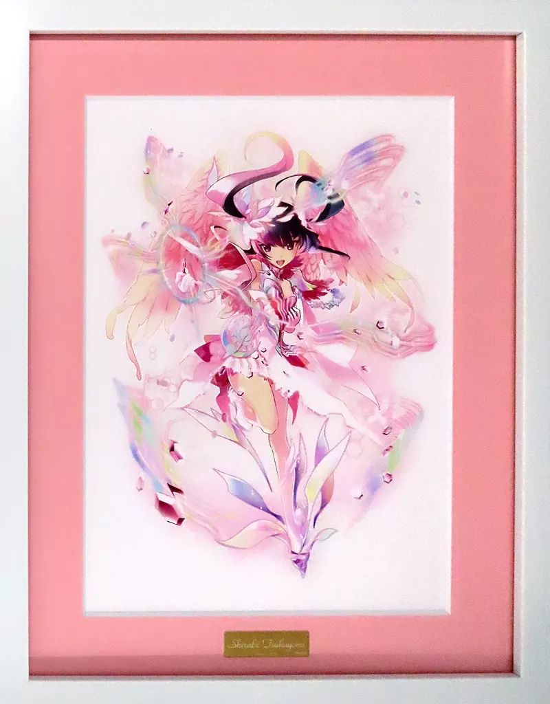 【中古】原画イラストボード 戦姫絶唱シンフォギアXV キャラファイングラフ 月読調 10th Anniversary ver.