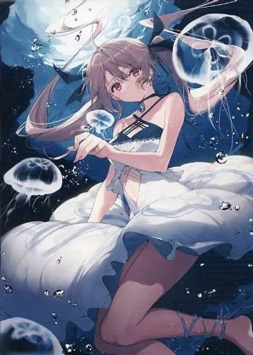 【中古】同人その他雑貨 【オリジナル】キャンバスアート 絵柄F 海月少女(necomi) necomi初個展「PHONOGRAPHIC」/necomicle&pixiv WAEN GALLERY