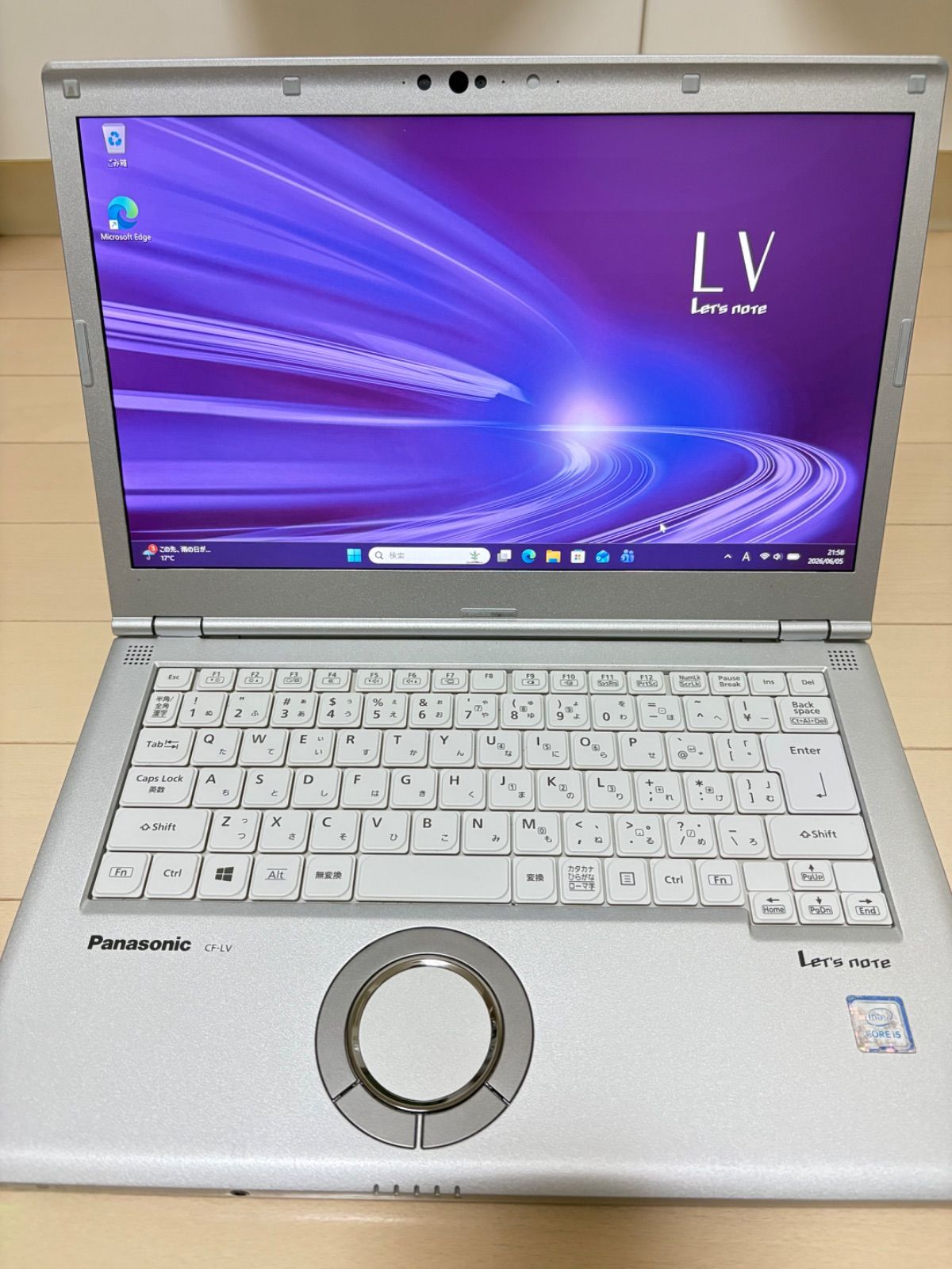 ノートPC 専用【良品・バッテリー良好・大画面】Let's note CF-LV8 8