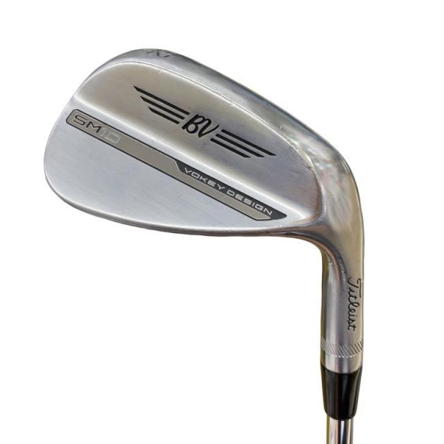 【中古】 タイトリスト VOKEY SPIN MILLED SM10 ツアークロム 52°/08°F ウェッジ WG Dynamic Gold (フレックスS) メンズ 男性用 右利き 右用 Cランク ゴルフクラブ