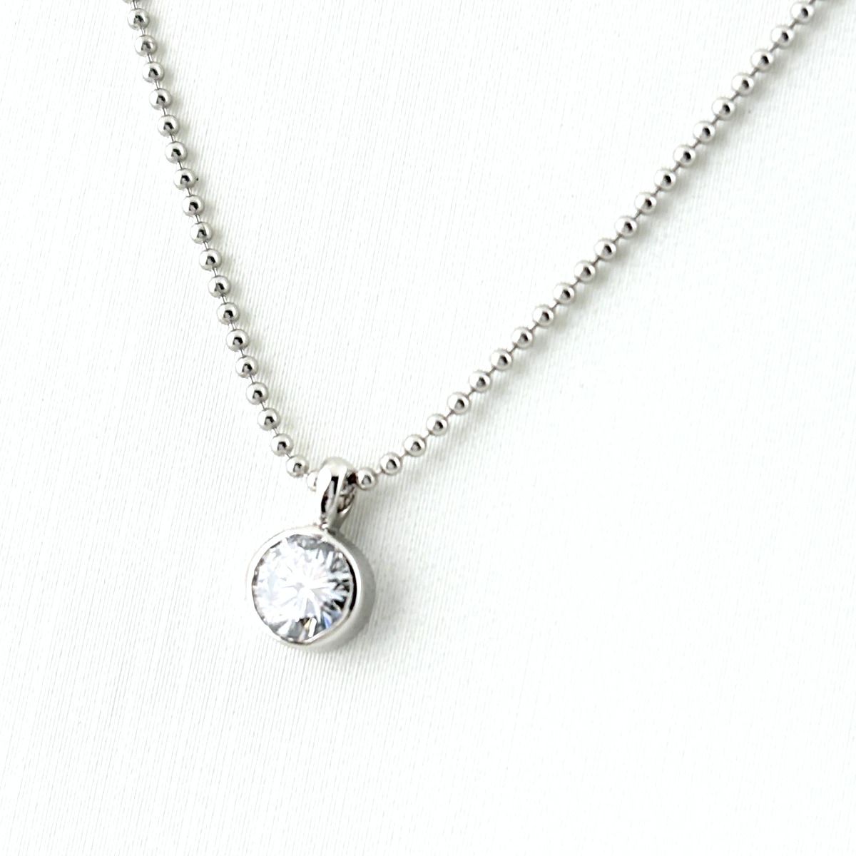 ダイヤモンド デザインネックレス プラチナ ペンダント ネックレス Pt900 Pt850 ダイヤモンド レディース 【中古】