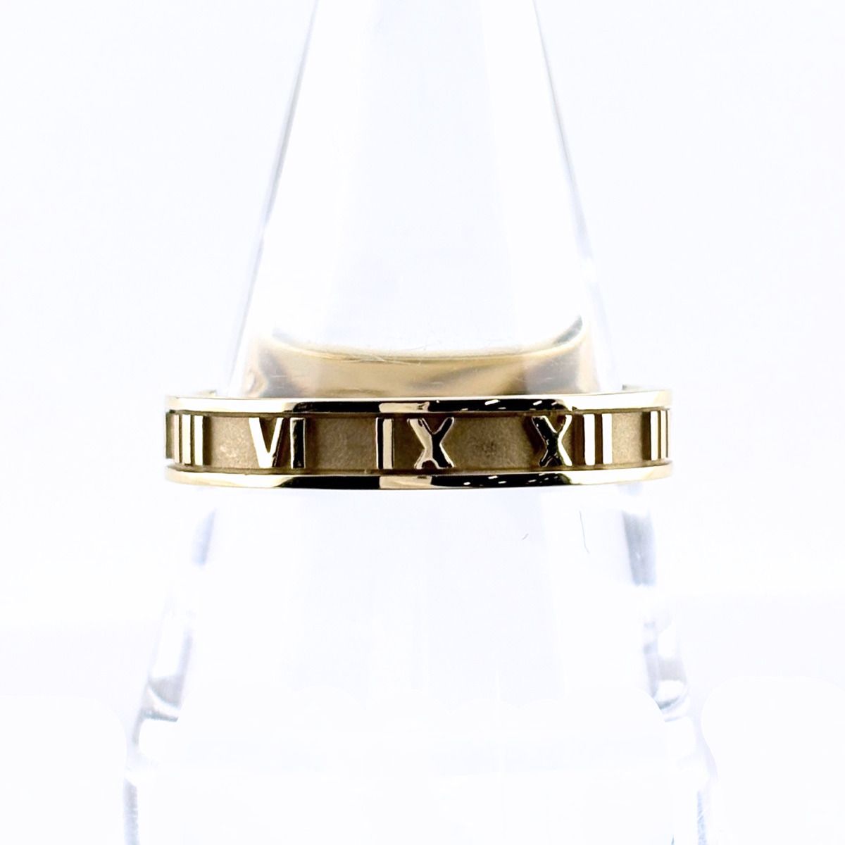 ティファニー TIFFANY&Co. アトラス リング YG イエローゴールド 指輪 リング 23号 750 レディース 【中古】