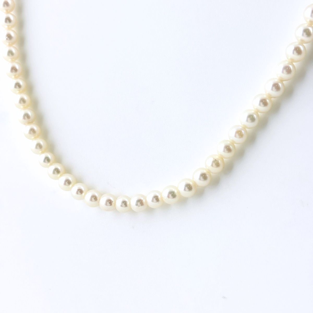 タサキ TASAKI パール ネックレス シルバー 真珠 ネックレス SV パール レディース 【中古】