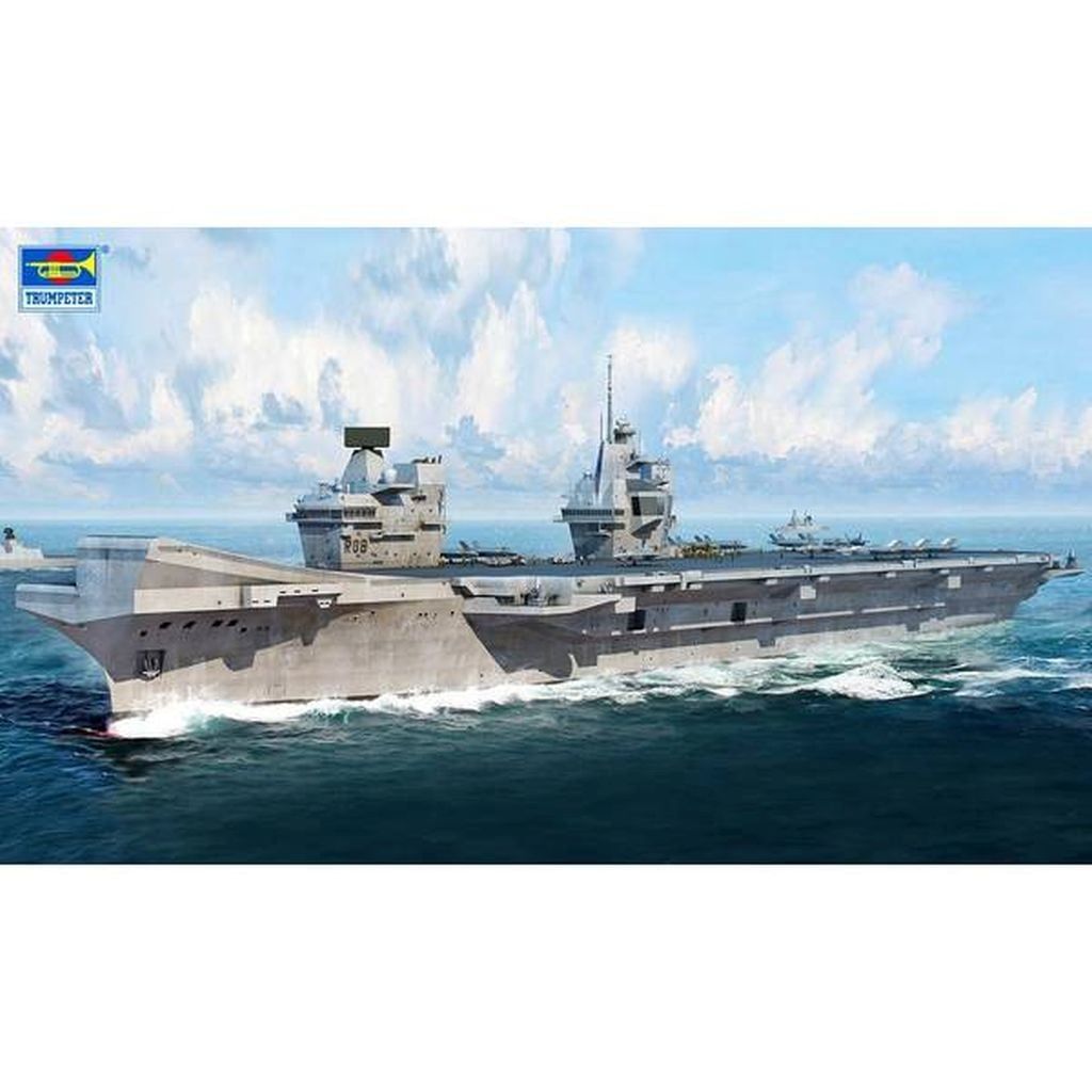 【中古】プラモデル 1/700 イギリス海軍 航空母艦 HMS クイーン・エリザベス [06751]
