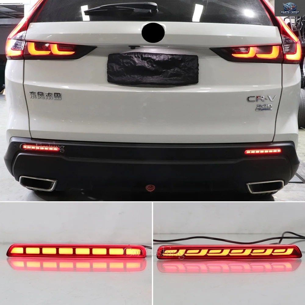 車のバンパーブレーキライトリフレクターターンシグナルインジケーター車のLEDリアフォグランプホンダCR-V CRV 2023 - 25