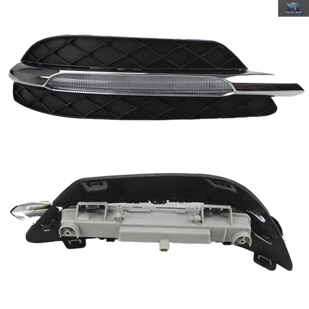 LED DRL メルセデスベンツ W204 C200 C260 C300 Cクラス 2011 2012 2013 デイタイムランニングライト フロントバンパーグリル フォグランプ 15,895円
