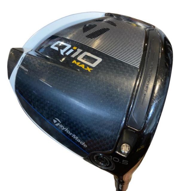 【中古】 テーラーメイド Qi10 MAX 10.5° ドライバー DR リシャフト (フレックスその他) メンズ 男性用 右利き 右用 Cランク ゴルフクラブ