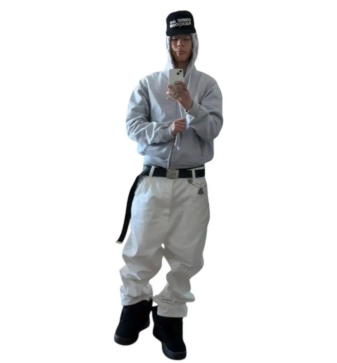 ami alex fit jean white 34