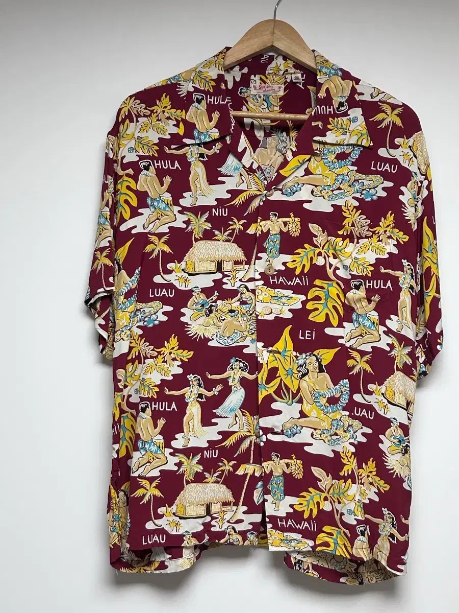 Sun surf アロハシャツ 出品