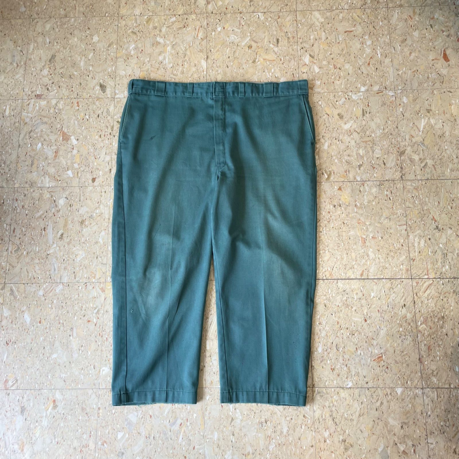 80s〜 USA製 【 Dickies 】 ディッキーズ 874 ワークパンツ グリーン size.48×30