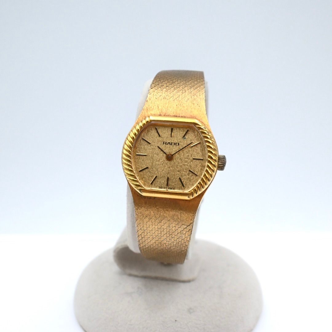 稼働品】RADO ラドー 手巻き 腕時計 ゴールド レディース 305 32112