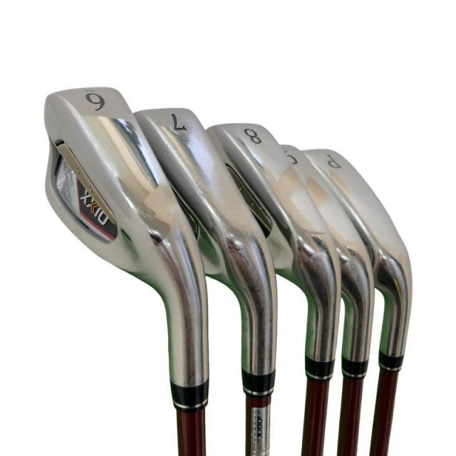 【中古】 ダンロップ XXIO(2024) 5S(レッド) アイアンセット IR XXIO MP1300(IR) レッド (フレックスR) メンズ 男性用 右利き 右用 Cランク ゴルフクラブ