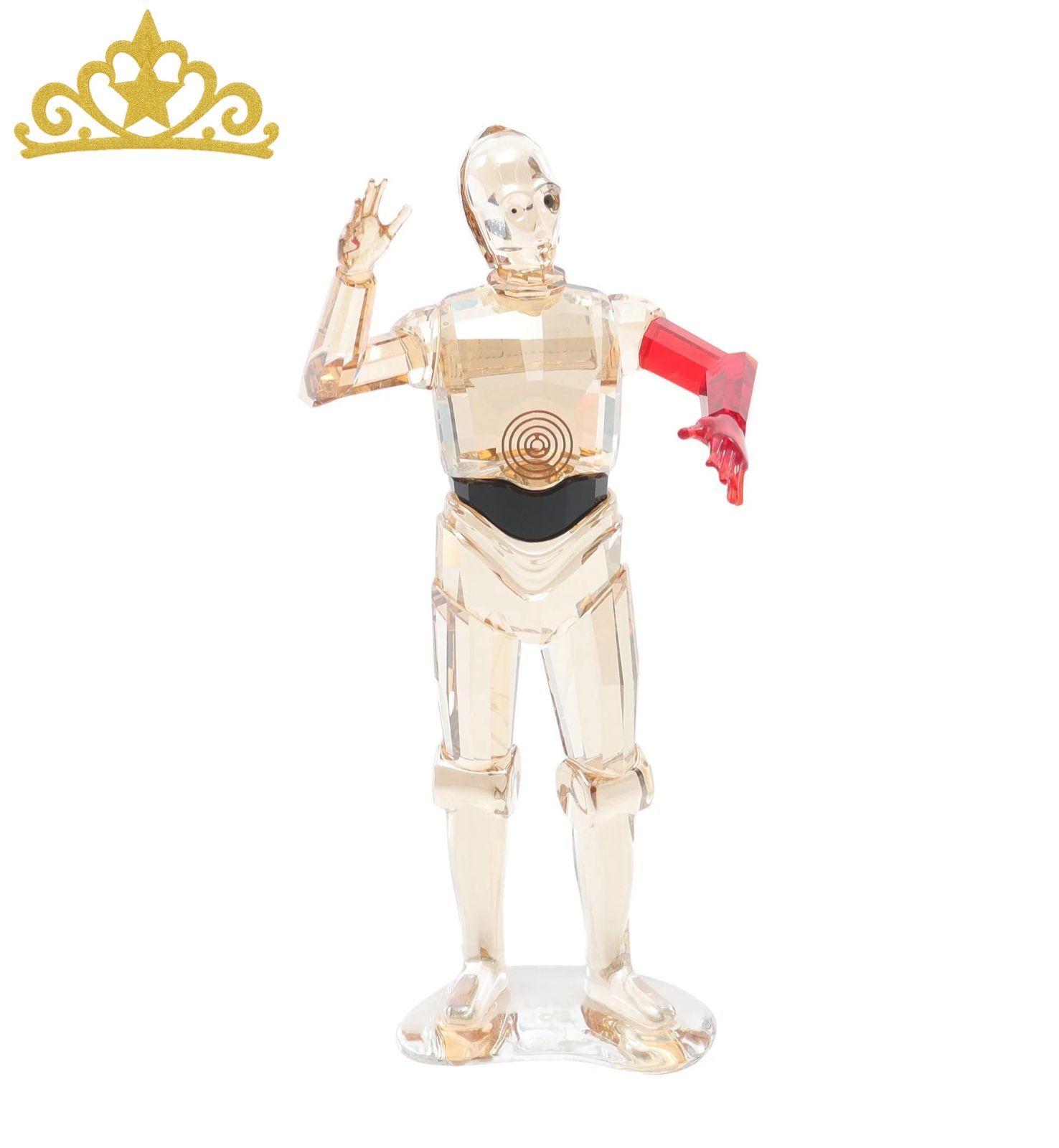 SWAROVSKI スターウォーズ C3PO クリスタル インテリア 置物 スワロフスキー