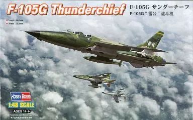 【中古】プラモデル 1/48 F-105G サンダーチーフ [80333]