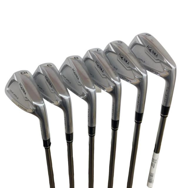 【中古】 本間ゴルフ TOUR WORLD TW737Vn 6S アイアンセット IR VIZARD IB95 (フレックスS) メンズ 男性用 右利き 右用 Cランク ゴルフクラブ