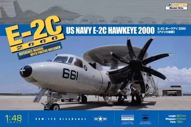 【中古】プラモデル 1/48 E-2C ホークアイ 2000 (アメリカ海軍) 「エアクラフトシリーズ」 [K48016]