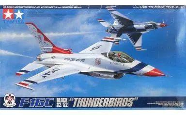 【中古】プラモデル 1/48 F-16C(ブロック32/52) “サンダーバーズ” 「傑作機シリーズ No.102」 ディスプレイモデル [61102]