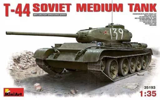 【中古】プラモデル 1/35 T-44ソビエト中戦車 [MA35193]